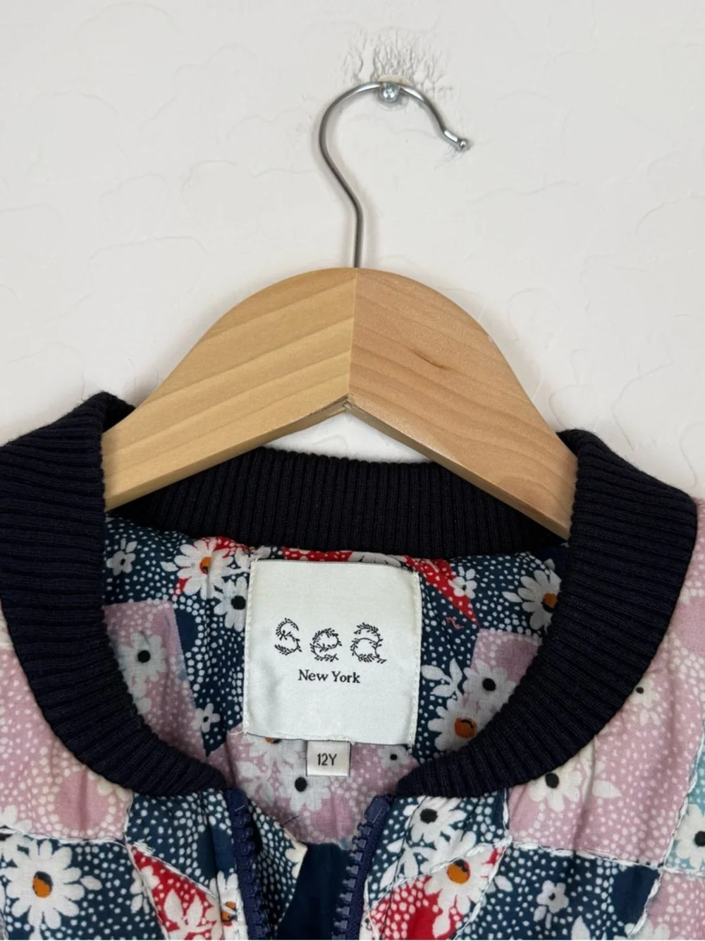 Sea New York Girl's Blue Talia Quilted Jacket